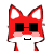 GIF animado (20648) Emoticono rojo gafas sol
