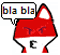 GIF animado (20653) Emoticono rojo hablando
