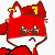 GIF animado (20663) Emoticono rojo moderno