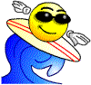 GIF animado (16601) Emoticono surfeando