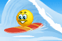 GIF animado (16602) Emoticono surfeando