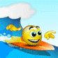 GIF animado (16603) Emoticono surfeando