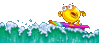 GIF animado (16604) Emoticono surfeando