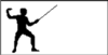 GIF animado (15652) Esgrimista