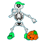 GIF animado (23187) Esqueleto halloween