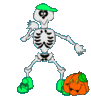 GIF animado (23187) Esqueleto halloween