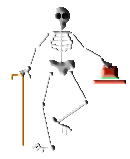 GIF animado (23190) Esqueleto halloween