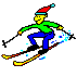 GIF animado (15686) Esquiador