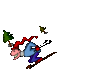 GIF animado (15693) Esquiador cartoon