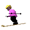 GIF animado (15696) Esquiador girando