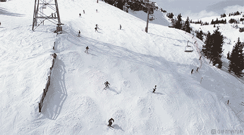 GIF animado (15700) Esquiadores