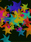 GIF animado (21134) Estrellas de colores