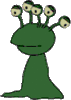GIF animado (20903) Extraterrestre con muchos ojos
