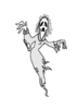 GIF animado (23218) Fantasma divertido de halloween