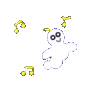 GIF animado (23236) Fantasma halloween