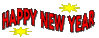 GIF animado (22254) Feliz ano nuevo en ingles
