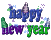 GIF animado (22257) Feliz ano nuevo gorritos