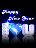 GIF animado (22260) Feliz ano nuevo y te quiero
