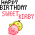 GIF animado (22334) Feliz cumpleanos kirby