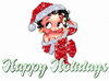 GIF animado (17337) Feliz navidad betty boop