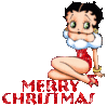 GIF animado (17338) Feliz navidad betty boop