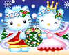 GIF animado (18350) Feliz navidad hello kitty