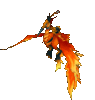 GIF animado (21622) Fenix naranja