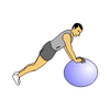 GIF animado (15771) Flexiones balon suizo