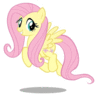 GIF animado (19016) Fluttershy saltando