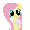 GIF animado (19018) Fluttershy tomando helado