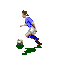 GIF animado (16044) Futbolista atacando