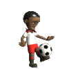 GIF animado (16047) Futbolista balon