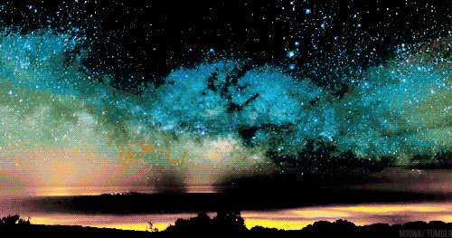 GIF animado (21155) Galaxia en el cielo
