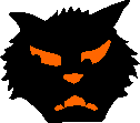 GIF animado (23617) Gato negro halloween