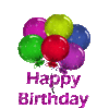 GIF animado (22311) Globos de cumpleanos brillantes