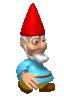 GIF animado (22159) Gnomo andando