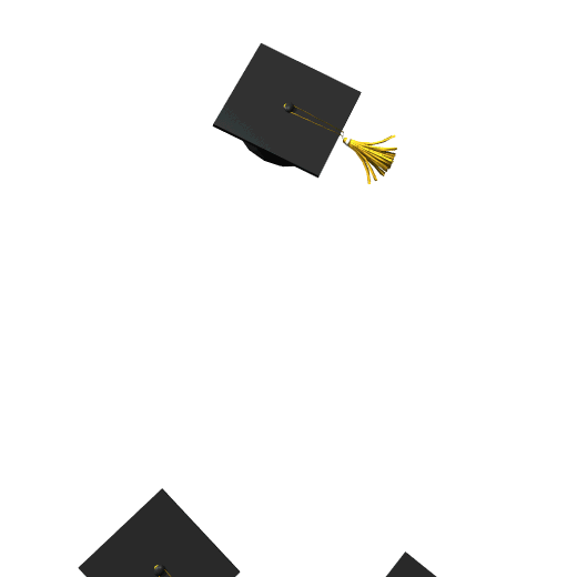 GIF animado (22594) Gorros de graduacion