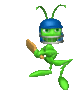 GIF animado (15585) Grillo bateador cricket