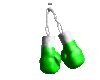 GIF animado (15507) Guantes boxeo verdes