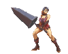 GIF animado (21937) Guerrera espada