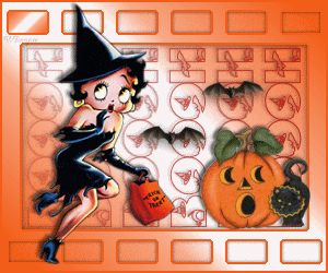 GIF animado (17221) Halloween betty boop