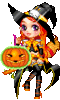 GIF animado (23115) Halloween dollz