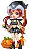 GIF animado (23123) Halloween pixel doll
