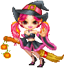 GIF animado (23124) Halloween pixel doll