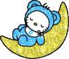 GIF animado (17840) Hello kitty bebe