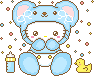 GIF animado (17848) Hello kitty bebe