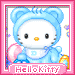GIF animado (17851) Hello kitty bebe