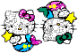 GIF animado (18118) Hello kitty glitter