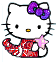 GIF animado (18119) Hello kitty glitter