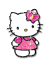 GIF animado (18120) Hello kitty glitter